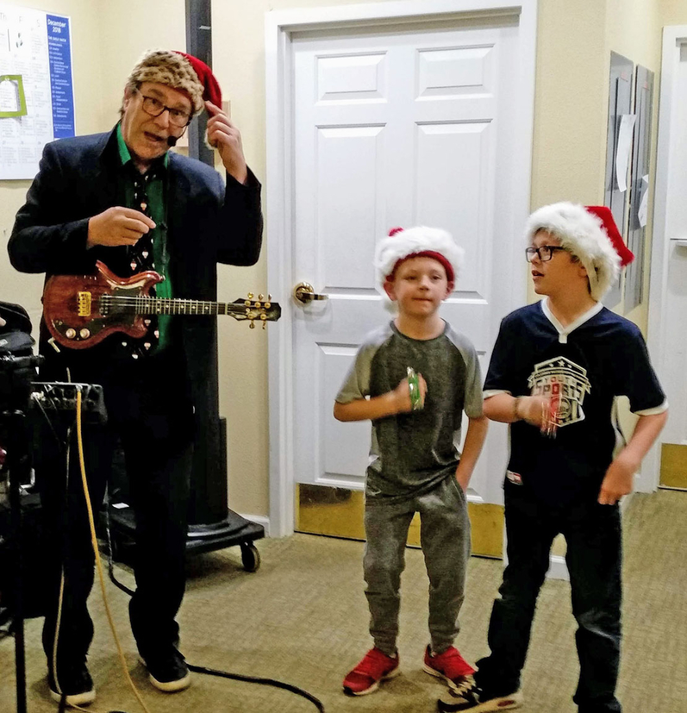Santa and Helpers